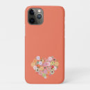 Recherche de coeur fleuri iphone coques Amour