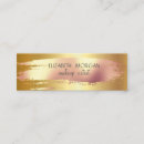 Search for faux rose gold foil business cards Simple