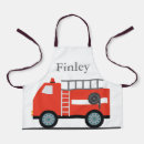 Search for firetruck aprons For kids