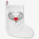 Search for angel christmas stockings Red