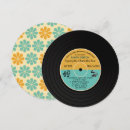 Search for record album invitations Retro