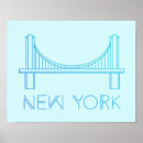 Recherche de point de repère posters Pont de brooklyn