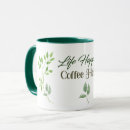Search for green leaves mugs Funny