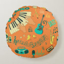 Recherche de motif musique coussins Tiré à main