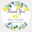 Search for summer lemon stickers Watercolor