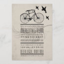 Search for vintage bicycle wedding invitations Chic