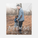 Search for fathers day photo blankets Best dad ever