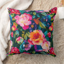 Search for bold floral pillows Boho