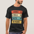 Search for 86th birthday tshirts Retro