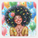 Search for afro girl stickers Melanin