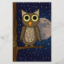 Search for owl stationery paper Animals