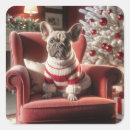 Search for french bulldog stickers Festive
