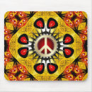 Search for peace sign mousepads Hippy