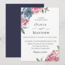 Search for mauve and navy wedding invitations Rustic