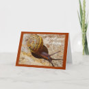 Recherche de mollusques vœux cartes Escargot