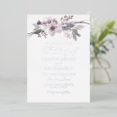Search for purple and gray wedding invitations Winter