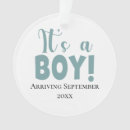 Search for its a boy ornaments Blue