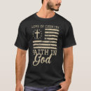 Search for god and country tshirts Faith