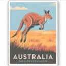 Search for australia kangaroo stickers Wildlife
