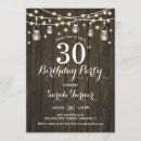 Search for rustic 30th birthday invitations Adult birthday party