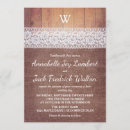 Search for wood grain wedding invitations Vintage