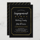 Search for classic engagement party invitations Gold