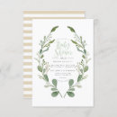 Search for wreath baby shower invitations Watercolor