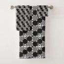 Search for black and white abstract bath towels Shapes