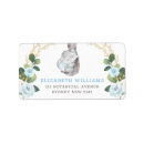 Search for baby blue return address labels 1st birthday