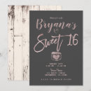 Search for grey sweet 16 invitations Glamour