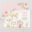 Recherche de pink gold floral baby shower invitations Pour elle
