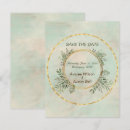 Search for gold circle frame invitations Eucalyptus