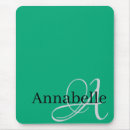 Recherche de vert tapis souris Pavé de souris monogramme