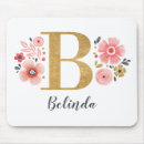 Search for initial b mousepads Floral