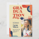Search for retro graduation invitations High school senior
