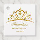 Search for quinceanera tags Gold