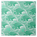 Search for green waves tiles Japanese