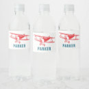 Search for airplane water bottle labels Boy