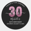 Search for 30th birthday invitations stickers Elegant