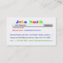 Recherche de google je cartes visite Moderne