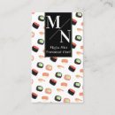 Recherche de motif japonais cartes visite Sushi