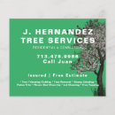 Search for green flyers Tree service