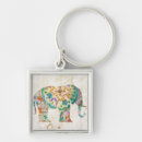 Search for floral elephant keychains Animals