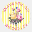 Search for yellow roses wedding stickers Pink