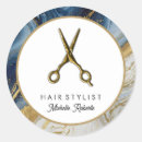 Search for gold marble stickers Hairdresser