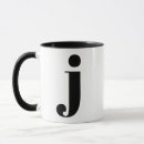 Search for monogram letter j mugs Modern