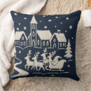 Search for christmas village pillows Blue