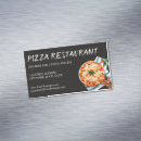 Search for food delivery business cards Pizzeria