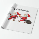 Search for claus wrapping paper Kris kringle