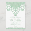 Search for mint green white invitations Floral
